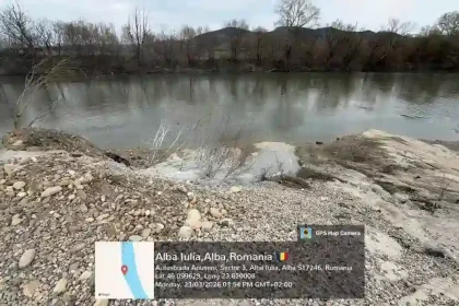 FOTO AMENZI de peste 750000 de lei in urma controalelor efectuate cu bodycam uri de Garda de Mediu Alba In vizor operatorii din domeniul exploatarii agregatelor minerale