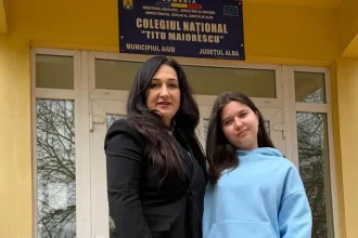 FOTO Adelina Gardus studenta a Colegiului National Titu Maiorescu Aiud ocupa locul I la etapa judeteana a Olimpiadei de Limba Franceza 2026