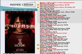 Programul Inspire Cinema Alba Iulia pentru perioada 27 martie 2 aprilie 2026 Filmele care vor rula la cinematograful din Alba Mall