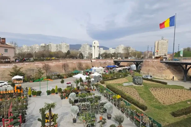 VIDEO A inceput Targul Grdinarului 2026 Peste 65 de expozanti aduc primavara in Cetatea Alba Carolina Pomi fructiferi plante si flori unelete si accesorii pentru gradina pe partea de Vest