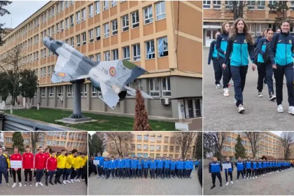 VIDEO A inceput prima etapa a Olimpiadei sportului militar liceal la Alba Iulia Elevi din cele cinci colegii nationale militare din tara participa la competitii de cros handbal volei feminin minifotbal si tenis de masa