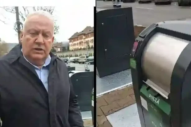 VIDEO Incepe colectarea selectiva pe 5 fractii a deseurilor menajere in zonele de blocuri din Blaj Monitorizare video a insulelor ecologice instalate