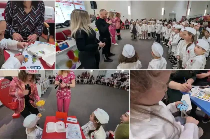 VIDEO Mugurii Crucii Rosii la Alba Iulia 20 de echipaje de la gradinitele judetene au participat la cea de a XIV a editie a concursului