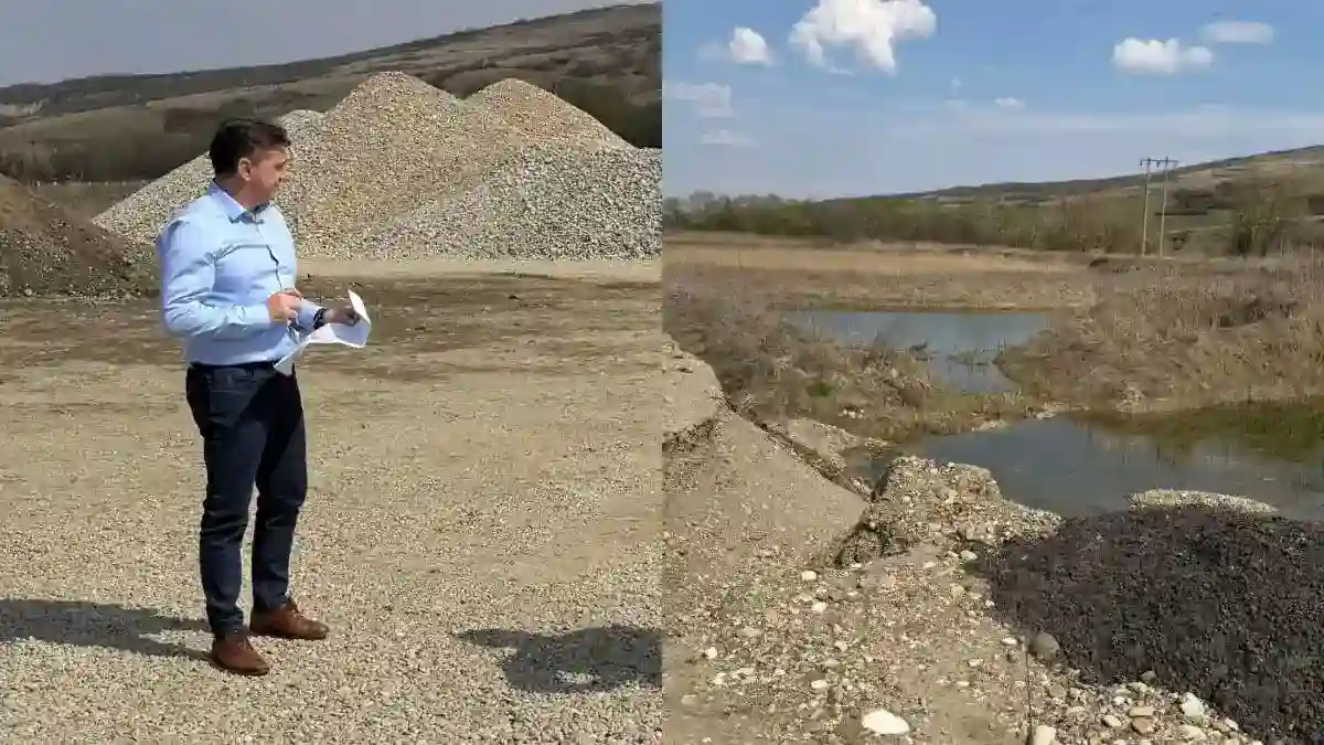 foto controale la sange in balastierele si carierele de agregate minerale din judet care isi desfasoara activitatea ilegala anuntul clar al lui marius hategan vicepresedinte al consiliului judetean alba