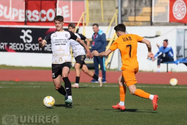 liga 3 sambata 28 martie 2026 pe stadionul cetate csm unirea alba iulia csc ghiroda si giarmata vii meciul decisiv pentru play off