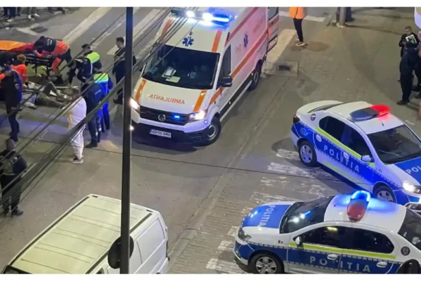 video accident rutier la alba iulia un barbat pe trotineta electrica lovit de o masina