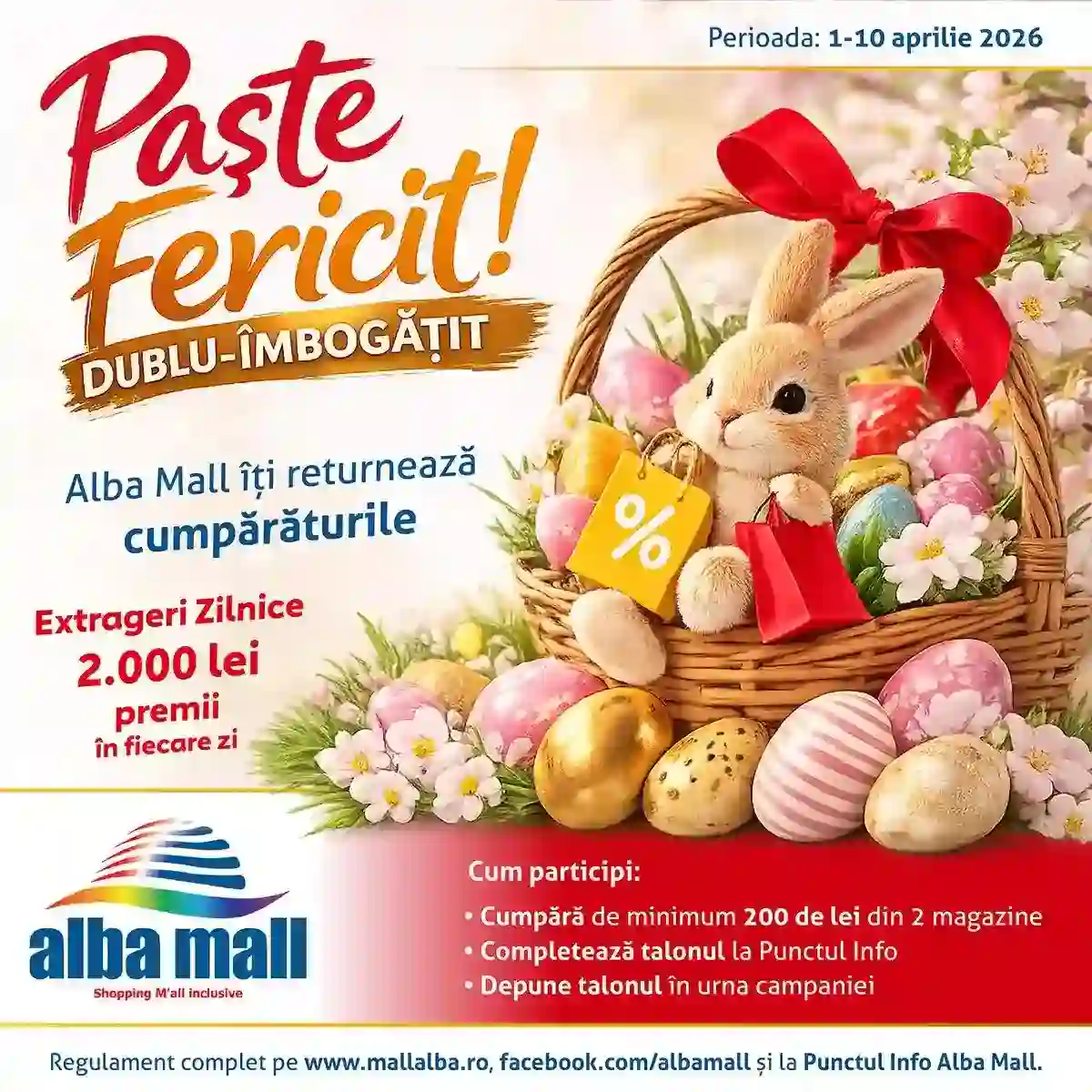 Alba Mall da startul campaniei Paste Fericit