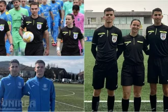 Arbitrii asistenti din Alba Elisabeta Sunzuiana Gabriel Leahu si Claudiu Dorobantu au avut debuturi in Liga 3