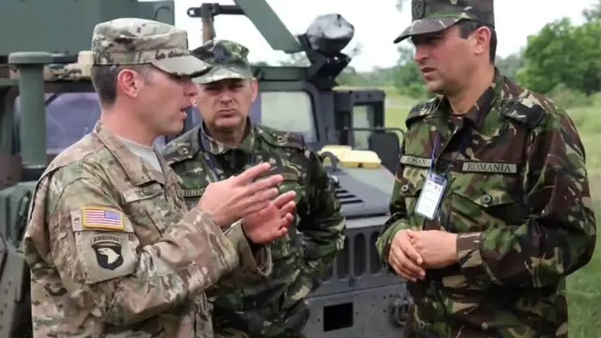Armata 2026 500 de militari si specialisti NATO participa la un exercitiu pentru combaterea amenintarilor cu drone intr un polygon din Romania