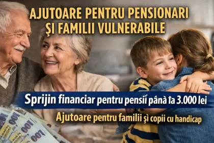 Ce tipuri de ajutoare vor primi pensionarii si persoanele vulnerabile incepand cu luna aprilie 2026