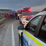 FOTO ACCIDENT RUTIER MORTAL pe centura Valcele Apahida Motociclist decedat intr un accident in care a fost implicat exclusiv el