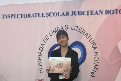 FOTO Ayana Rancea elev a Liceului Teoretic Teius premiata cu un premiu special la etapa nationala a Olimpiadei de Limba si Literatura Romana 2026
