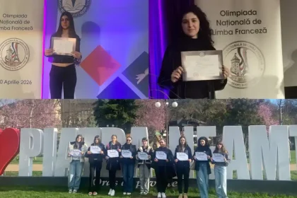FOTO Carla Geanta si Maria Dumitrean elevele din Alba premiate la Olimpiada Nationala de Limba Franceza 2026