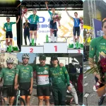 FOTO Ciclistii Miruna si Radu Mada CSM Unirea Alba Iulia pe podium la Poli Bike Challenge din Timisoara