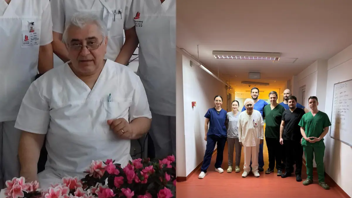 FOTO Dr Andrei Muresan medic ATI se implica in coordonarea prelevarii de organe si tesuturi din 2013 Chiar si la pensie poti salva vieti