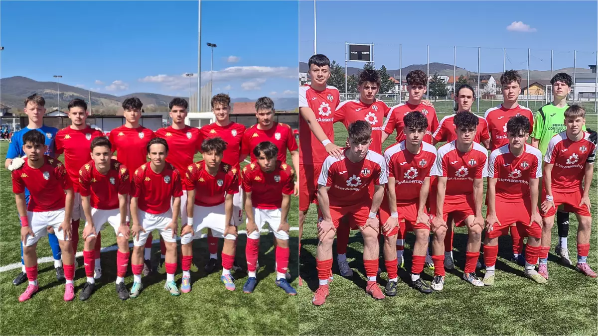 FOTO LPS Sebes si CSM Unirea Alba Iulia au obtinut doar victorii in campionatele de juniori Under 17 si Under 19 Echipele din judet pe podium