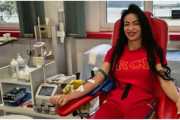 FOTO Mesaj emotionant transmis de sportiva Mihaela Mih Dehelean dupa donarea de sange Adevrata putere consta nu doar in ceea ce obtinem pentru noi ci si in ceea ce daruim celoralti