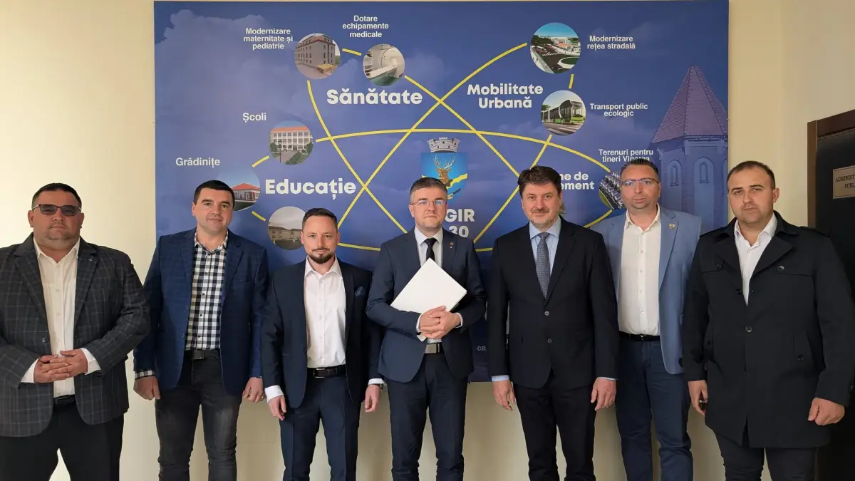 FOTO Ministrul Economiei in vizita de lucru la Cugir Programul SAFE vzut ca o oportunitate esentiala pentru dezvoltarea orasului