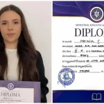 FOTO Moga Ana Maria Alexandra de la Colegiul National Lucian Blaga Sebes castigatoare a premiului I la Olimpiada Nationala de Limba Spaniola cu un punctaj de 99 5 puncte