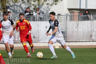 FOTO SCM Zalau CSM Unirea Alba Iulia 1 0 1 0 Alb negrii pas gresit si prima infrangere sub conducerea lui Militaru