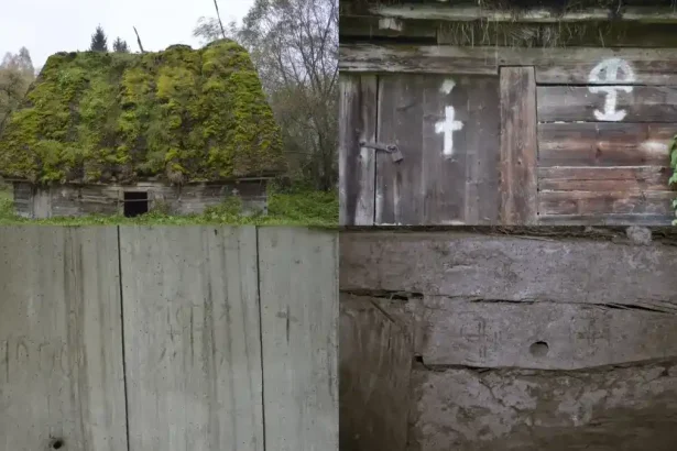 Paste 2026 Cruci pictate incrustate sau sigilate in lemnul surilor cu acoperis de paie de pe Transalpina Insemn identitar marturisire a credintei si mijloc de protectie impotriva raului