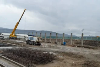 VIDEO Lucrari rapide pentru construirea noului supermarket Lidl din Aiud Cand ar putea avea loc deschiderea