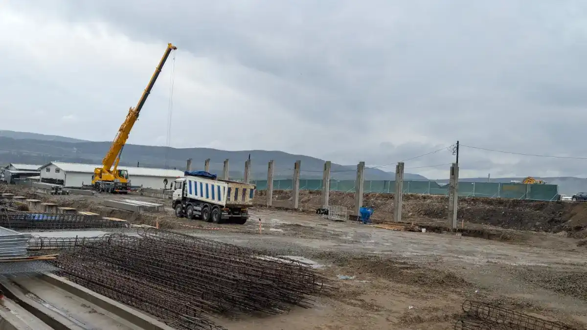 VIDEO Lucrari rapide pentru construirea noului supermarket Lidl din Aiud Cand ar putea avea loc deschiderea