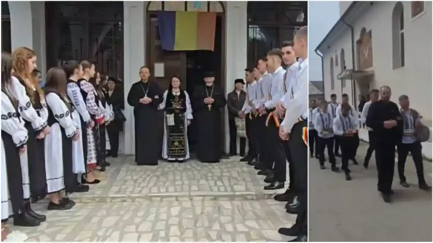 VIDEO Obiceiul Tocacilor in Apuseni la Poiana Vadului si Garda de Sus Tinerii pazesc si bat toaca pentru a inlatura spiritele malefice