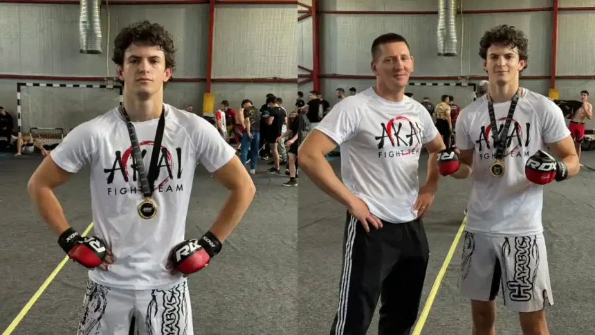 VIDEO Razvan Marian un tanar student la Calcule din Alba Iulia surprinde in competitiile dure de MMA Incerc sa mi mentin un echilibru cultivand in paralel ambele pasiuni