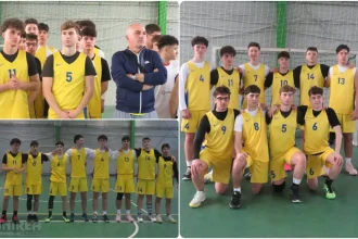 foto colegiul national hcc alba iulia locul 2 la etapa zonala a onss de baschet liceal masculin george ciul inclus in best five