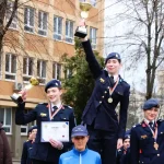 foto medalie de aur la volei feminin pentru elevii colegiului national militar mihai viteazul din alba iulia locul i in prima etapa a olimpiadei sportului militar licenal