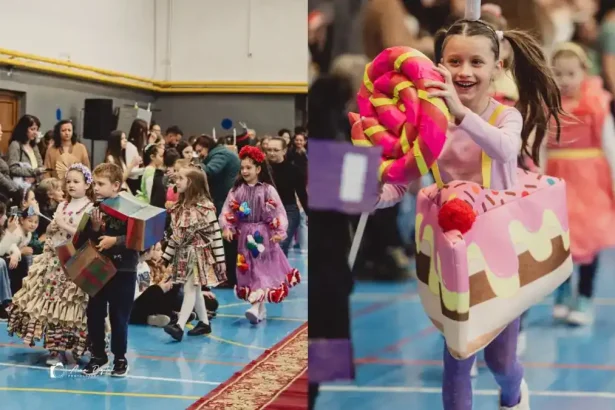 foto parada modei eco 2026 la colegiul national inochentie micu clain din blaj emotie curaj si multa creativitate pe covorul rosu