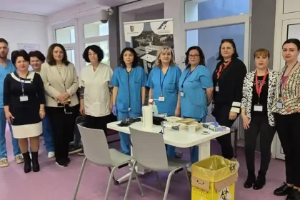 foto zeci de pacienti au avut parte de teste gratuite pentru glicemie si tensiune arteriala la spitalul judetean de urgenta alba iulia actiune destinata prevenirii si sanatatii