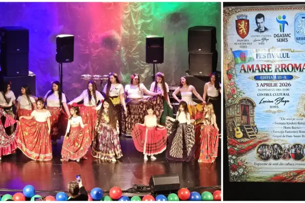 video festivalul amare rroma 2026 a adus la sebes muzica dans si costume traditionale cu ocazia zilei internationale a romilor elevi si artisti au participat intr un spectacol al diversitatii culturale