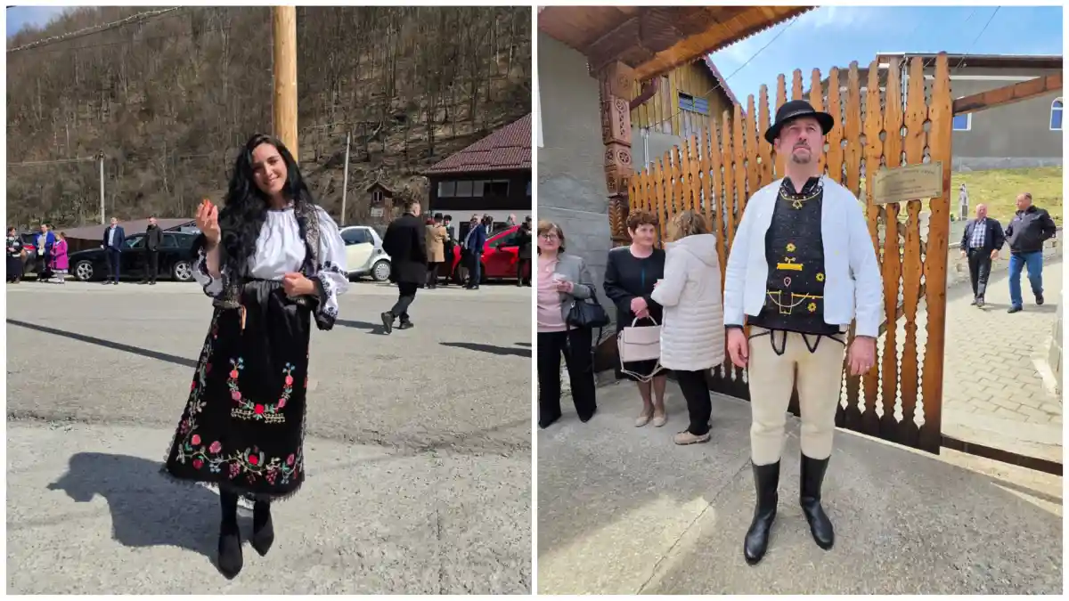 video port popular de peste 100 de ani purtat cu mandrie in prima zi de pasti la bucium are o semnificatie speciala