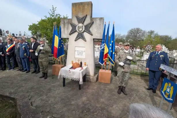 video ziua veteranilor de razboi 2026 la alba iulia serviciu religios depuneri de coroane si jerbe si moment de reculegere la cimitirul eroilor
