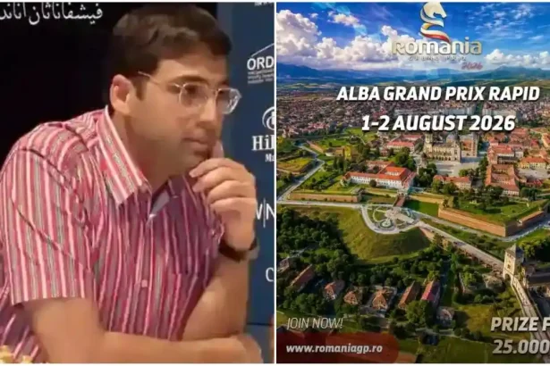 Viswanathan Anand invitat special la Alba Grand Prix 2026 400 de shahisti asteptati la start
