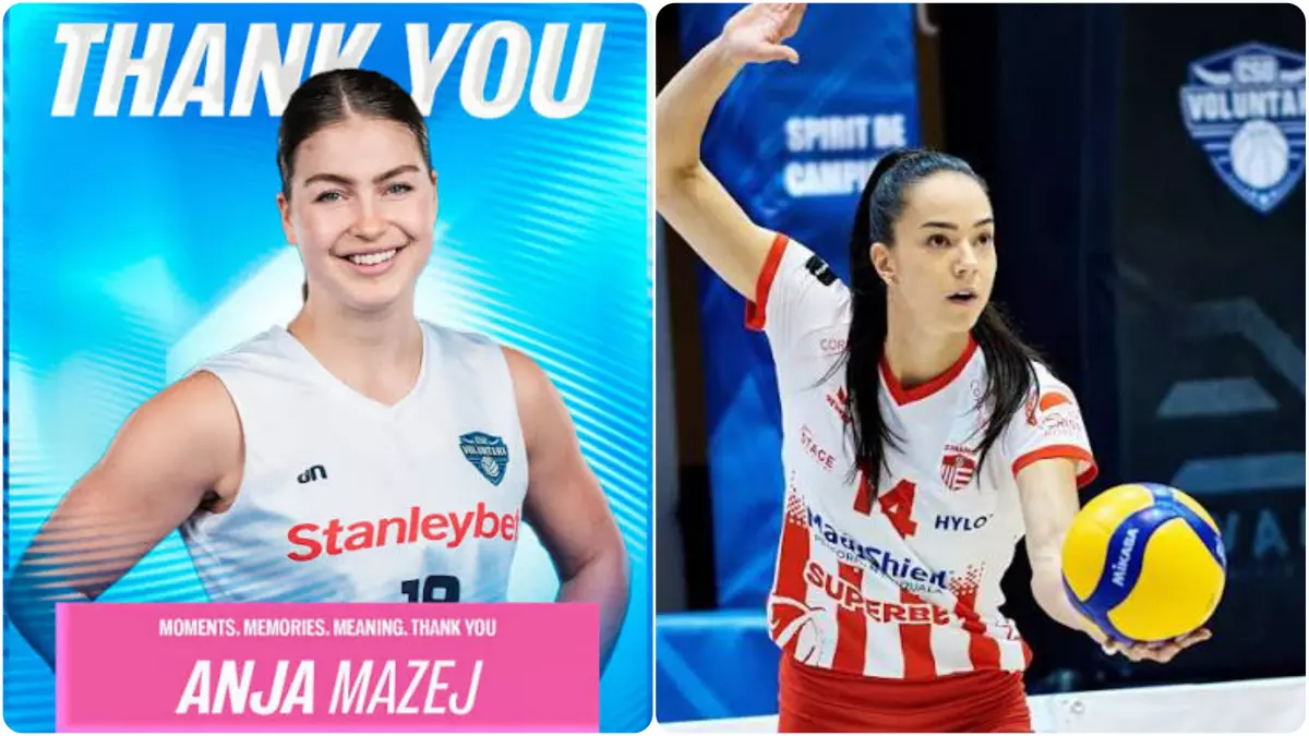 fotografie volei alba blaj transferuri de marca anja mazej cso voluntari si radostina marinova dinamo lot complet pentru echipa din mica roma in sezonul 20262027