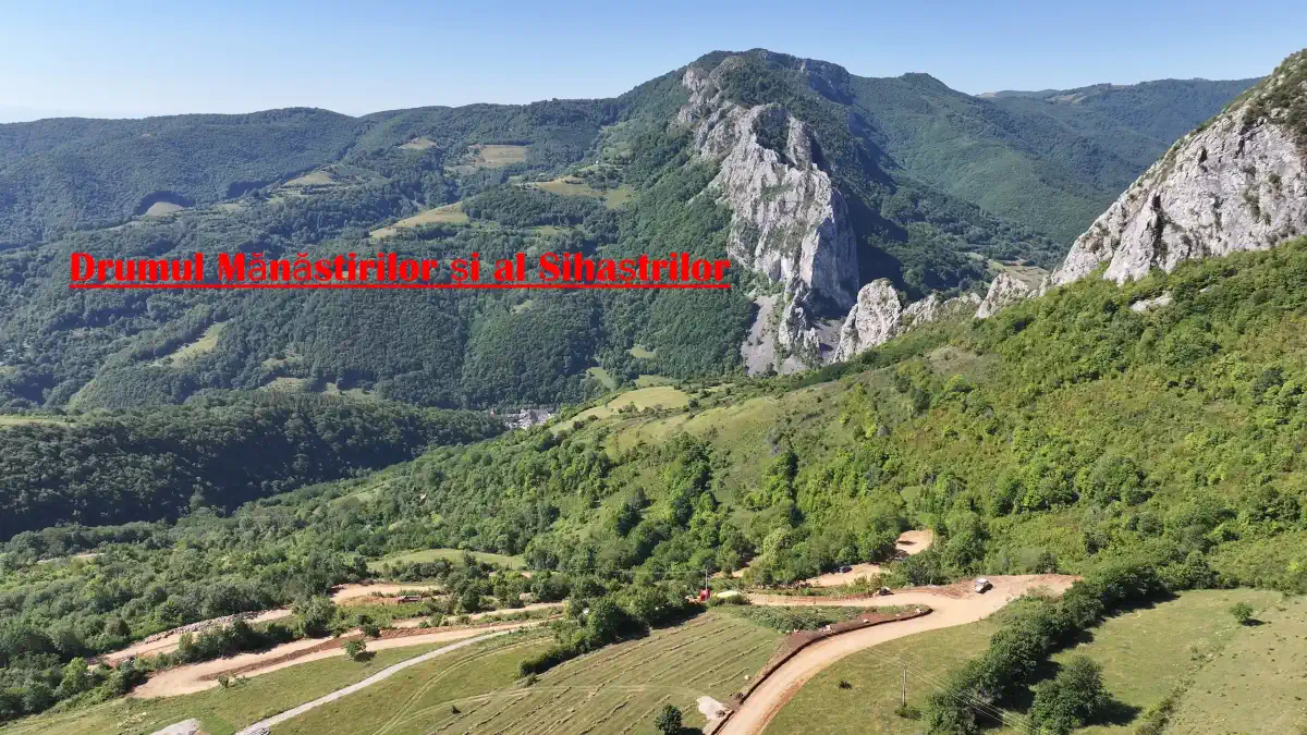 video drumul manastirilor si sihastrilor lucrari pe cea mai impresionanta portiune de la manastirea ramet pana la primaria ramet va deveni un brand pentru turismul din judet