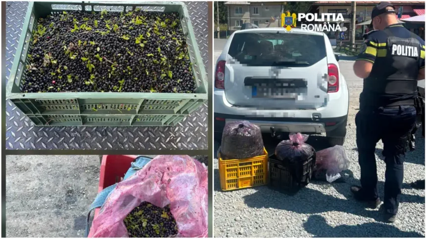 De ce au intervenit politistii si jandarmii in Apuseni Aciunea Afinele initiat la solicitarea primarilor din zona avandui in vedere pe culgatorii din alte judete