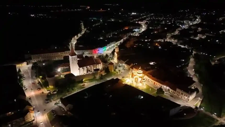 Economii semnificative la energie intr un oras din Alba iluminatul public restrictionat