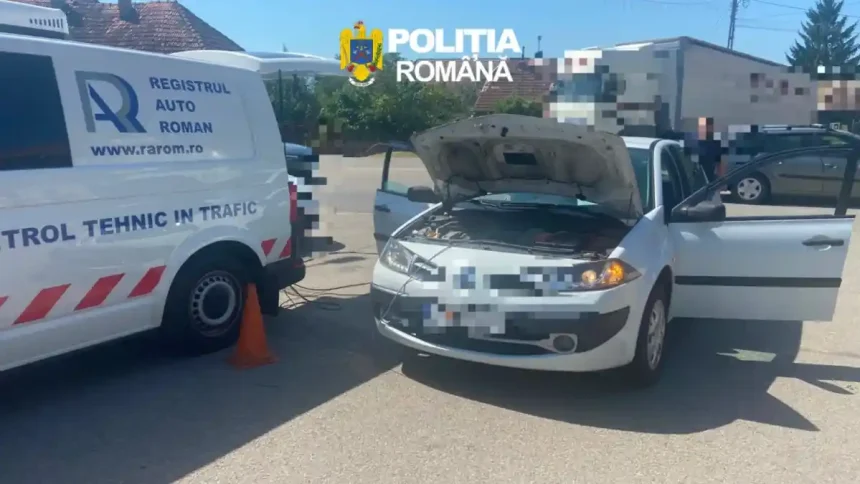 FOTO Aciune de amploare pe DN 1 n Alba Peste 100 de sanciuni aplicate i un permis reinut