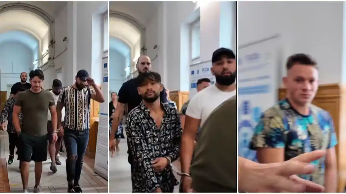 FOTO Cei 7 agresori care au atacat un echipaj de ambulanta din Cluj cu bate topoare si pietre raman in arest preventiv Tribunalul Cluj le a respins contestatiile
