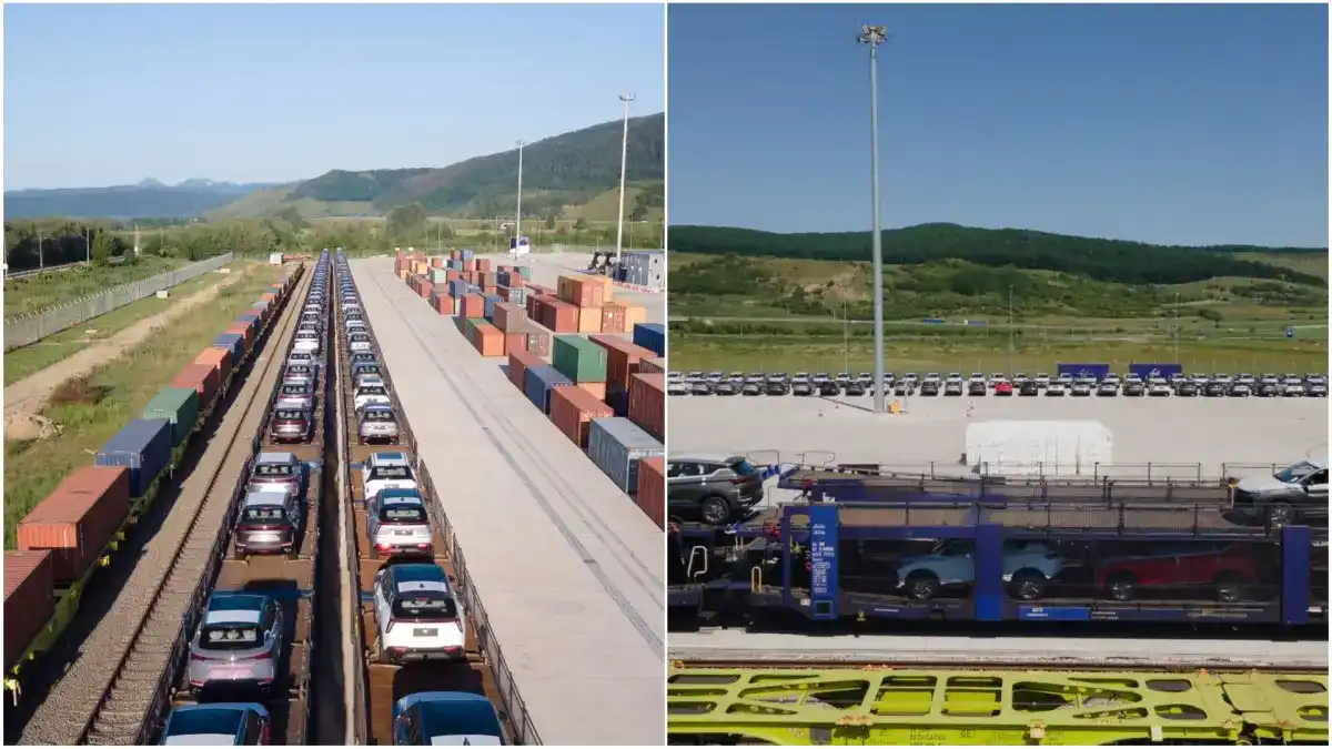 Foto Comuna Miraslau se transforma intr un hub auto regional DP World lanseaza primul coridor feroviar pentru vehicule finite catre sud estul Europei