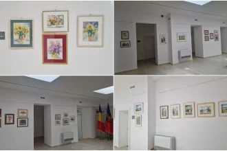 Foto Explozie de culoare in spatiul expozitional al Primariei Sebes Cele mai noi lucrari de arta semnate de Eugen Macinic expuse pentru marele public