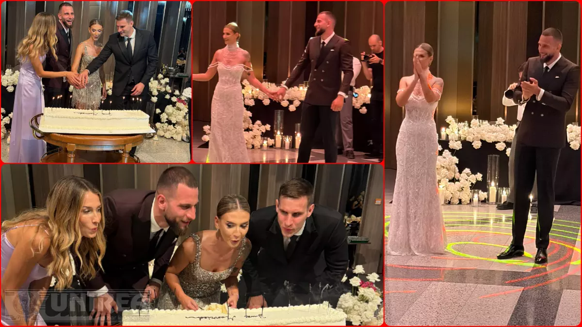 Foto Ocnamureseanul Florian Bela Bartha nunta spectaculoasa din cantonamentul Romaniei Evenimentul anului in voleiul romanesc invitati de renume din lumea voleiului