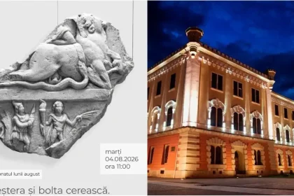 Foto Pestera si bolta ceresca Misterele lui Mithras la Apulum exponatul lunii august 2026 la Muzeul National al Unirii din Alba Iulia