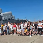 Foto Vacanta la mare pentru peste 40 de elevi de la Colegiul Militar din Alba Iulia cu rezultate scolare remarcabile Au vizitat si Fregata Regina Maria si Submarinul Delfinul