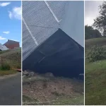 Fotografie Cod Galben de furtuni puternice in Apuseni Vfieria de vineri dupa amiaza a cauzat pagube semnificative in comuna Ciuruleasa