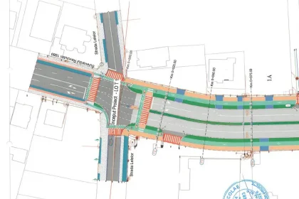 Megalitizare pentru realisarea primului lot al centurii de sud vest a municipiului Alba Iulia Doua pasaje rutiere supraterane vor traversa drumurile existente